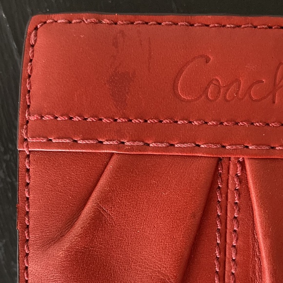COACH Orange Wallet Billfold - Picture 3 of 11